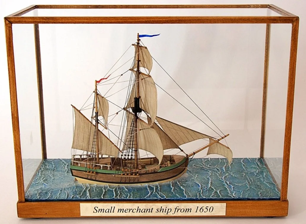 ペルシャ商船（Persian Merchant Ship）ヴィンテージ　木製模型 Bernd Braatz — J. Russell Jinishian Gallery